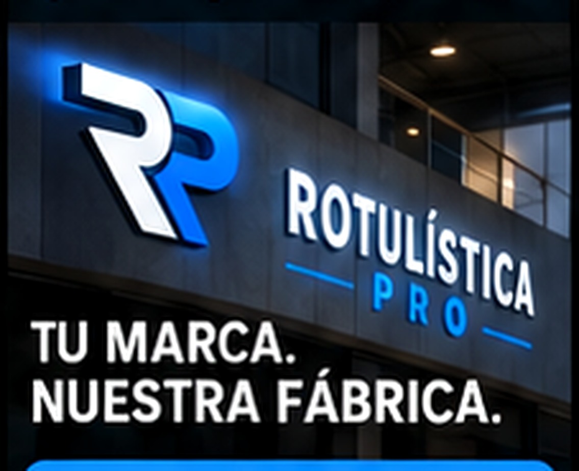Ejemplo visual de rótulo ROTULÍSTICA PRO